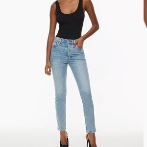 Aritzia Yoko High Rise Denim Forum size 25